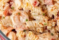 Shrimp and Calamari Seafood Salad with Lemon Vinaigrette