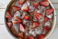Strawberry Cheesecake-Stuffed French Toast Croissants Recipe