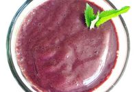Purple Power Smoothie Recipe with Acai, Blueberries and Banana
