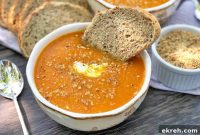 Dukkah-Spiced Roasted Carrot and Onion Soup Recipe