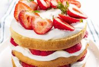 Fresh Strawberry Cake Recipe