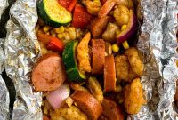 Grilled Cajun Shrimp Foil Packets Recipe