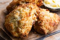 Savory Buttermilk Bacon and Cheddar Scones Recipe