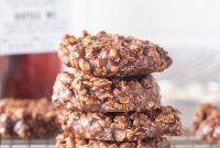 Chewy Gluten Free No Bake Chocolate Oat Cookies