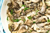 Crispy Pan-Fried Oyster Mushrooms with Garlic and Herbs
