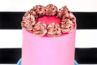 Chocolate Layer Cake with Raspberry Cream Filling