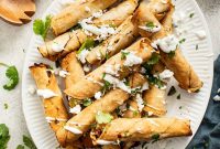 How to Make Crispy Air Fryer Chicken Taquitos