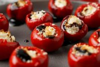 Peppadew Peppers Stuffed with Goat Cheese