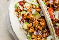 Smoky BBQ Ground Chicken Tacos