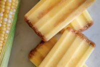Mexican Corn Paletas with Cajeta (Caramel Ice Pops)