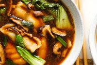 Ginger Soy Potsticker Soup Recipe
