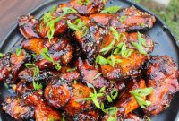 Crispy Hot Honey Garlic Chicken Wings Recipe