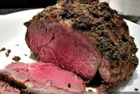 Herb-Crusted Prime Rib Roast with Garlic and Rosemary