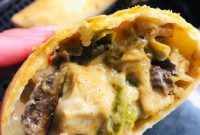 Air Fryer Philly Chicken Burritos Recipe