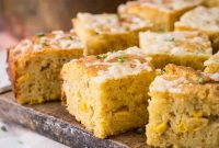 Cheddar and Chive Skillet Cornbread Recipe
