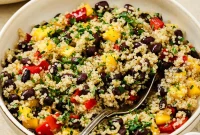Mango Quinoa Salad Recipe with Lime Vinaigrette