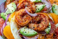 Citrus Cajun Shrimp Salad Recipe with Avocado