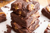 Fudgy Vegan Peanut Butter Cup Brownies Recipe