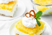 No-Bake Pineapple Pretzel Salad Recipe