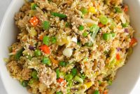 Deconstructed Egg Roll Bowl with Pork and Slaw