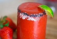 Frozen Strawberry Margarita Cocktail Recipe
