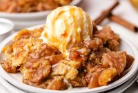 Gooey Caramel Apple Dump Cake Recipe