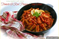 Rigatoni with Spicy Tomato and Red Pepper Clam Sauce