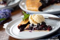 Blueberry Galette Recipe with Rustic Flaky Crust