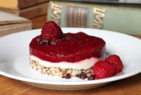 Raspberry Cashew Cream Cake Recipe