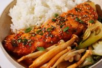 Gochujang-Glazed Foil-Baked Salmon