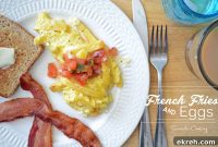 Crispy French Fries with Fried Eggs Recipe