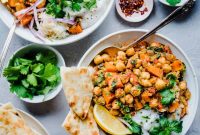 Vegan Indian Chickpea and Sweet Potato Stew Recipe