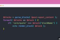 Get WordPress Block Data with PHP parse_blocks and render_block