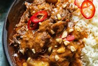 Slow-Braised Beef Short Ribs in Massaman Curry