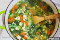 Leftover Turkey Soup Recipe with Vegetables and Herbs