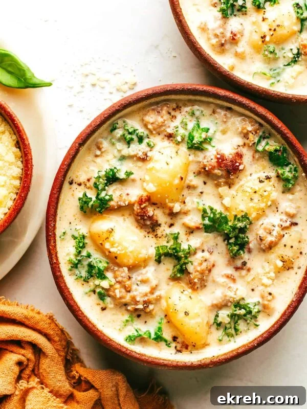 Easy Zuppa Toscana Soup with Gnocchi