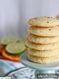 Citrus Sugar Cookies recipe on UrbanBlissLife.com