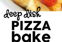 Chicago-Style Deep Dish Pizza Bake Recipe