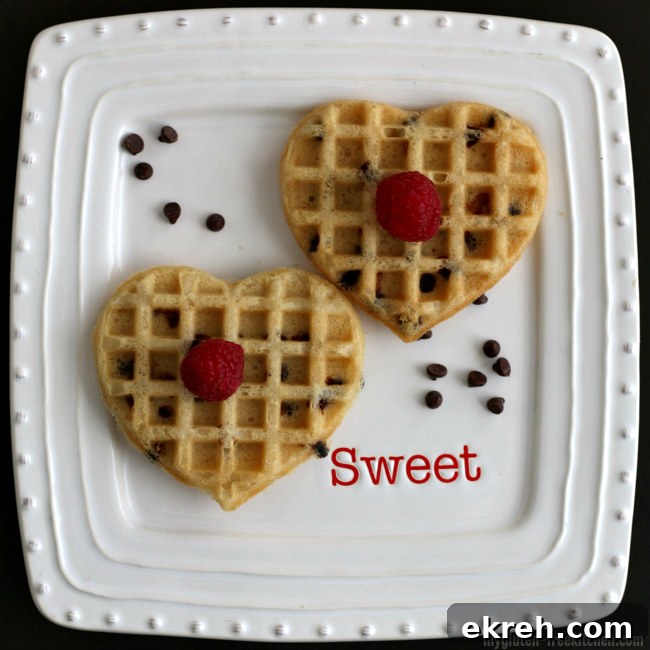 Gluten-free dairy-free chocolate chip waffles