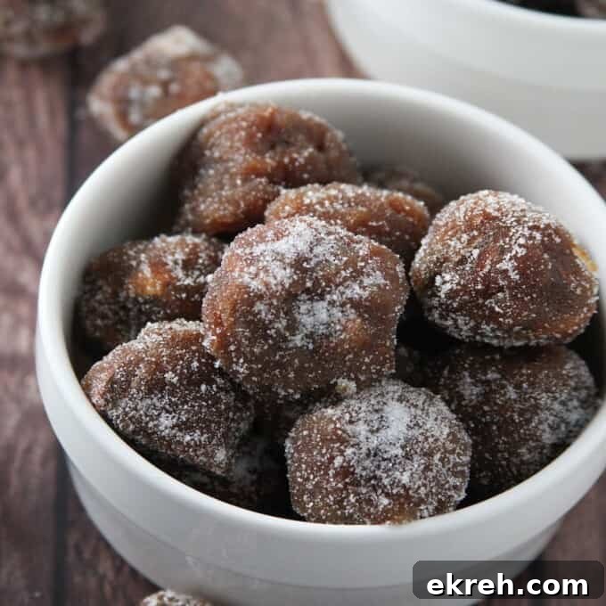 Sampalok Candy in a white bowl