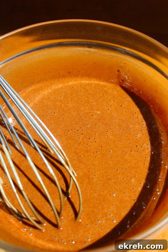 Decadent Fudgy Pumpkin Brownies Recipe 5 Brownie batter