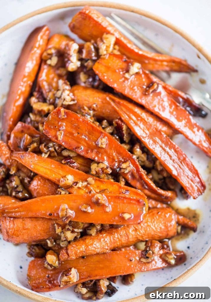 Pecan honey roasted carrot.