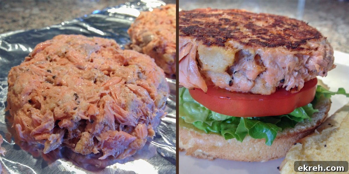 form the mixture into patties and cook.