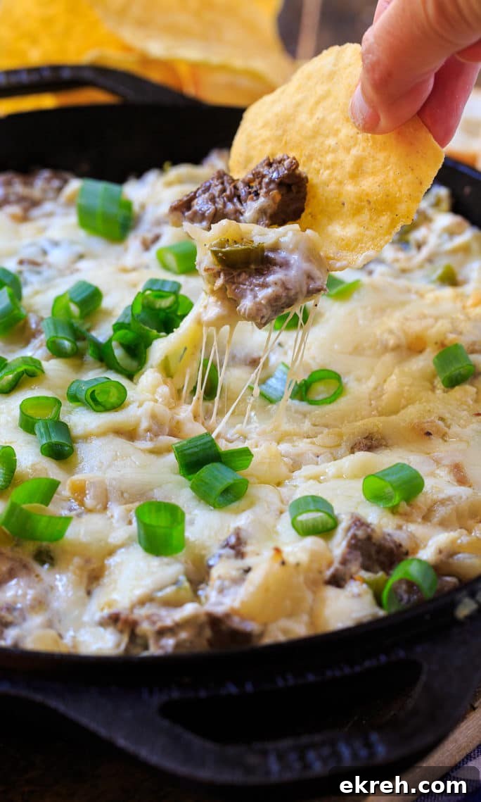 Philly Cheesesteak Dip Recipe: Creamy Hot Appetizer 4 Philly Cheese Steak Dip