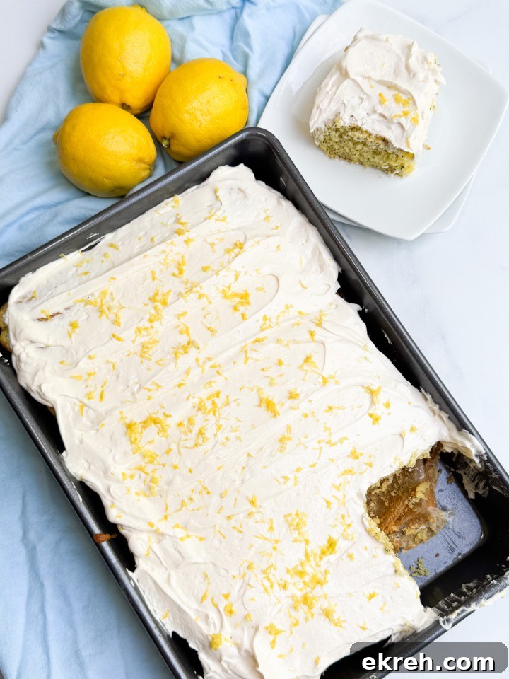 Lemon Dream Cake Recipe with Luscious Lemon Glaze 2 Lemon Dream Cake