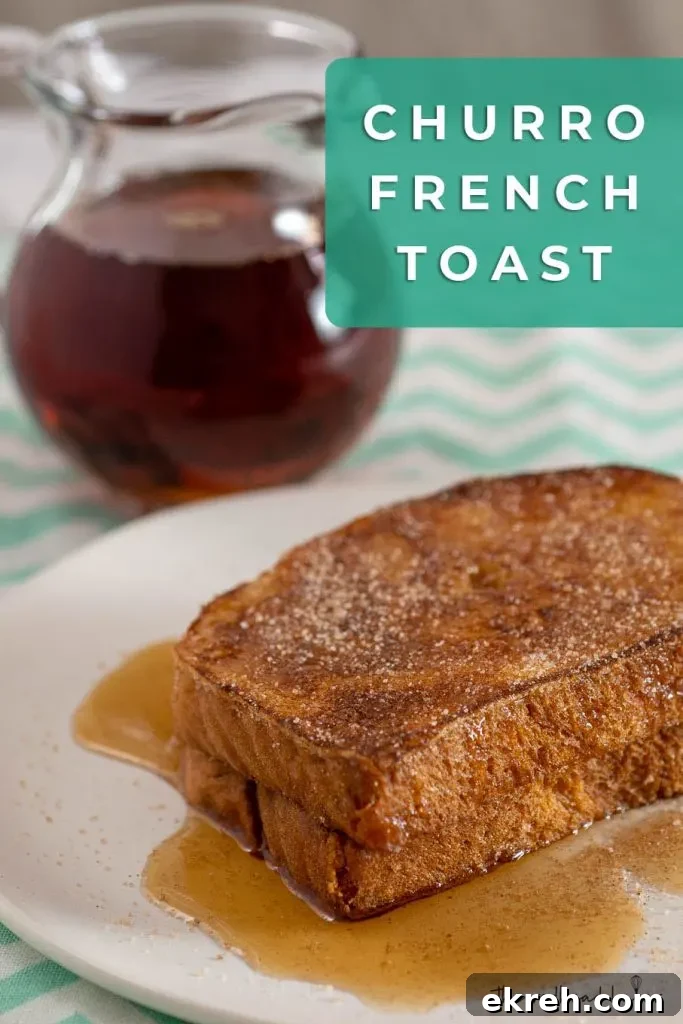 Cinnamon Sugar Churro French Toast Recipe 3 Churro French toast is a fun twist on a brunch classic. Rich brioche French toast is coated in cinnamon sugar, reminiscint of the Spanish treat.