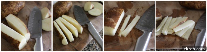 Potatoes 2 homemade french fries