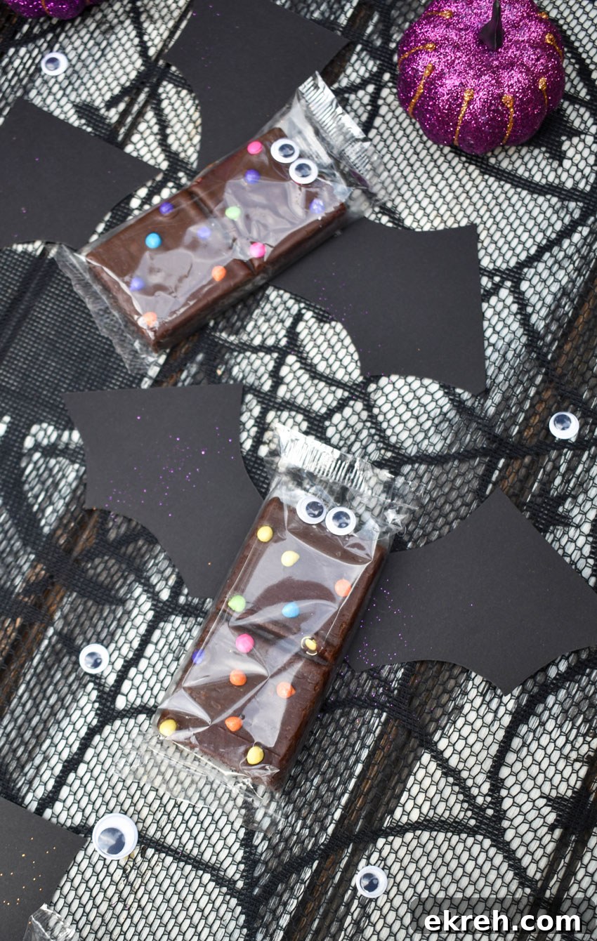 cosmic brownie bats on a black spider web table cloth