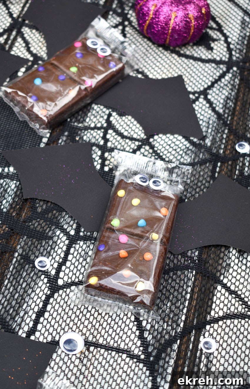 cosmic brownie bats on a black spider web table cloth