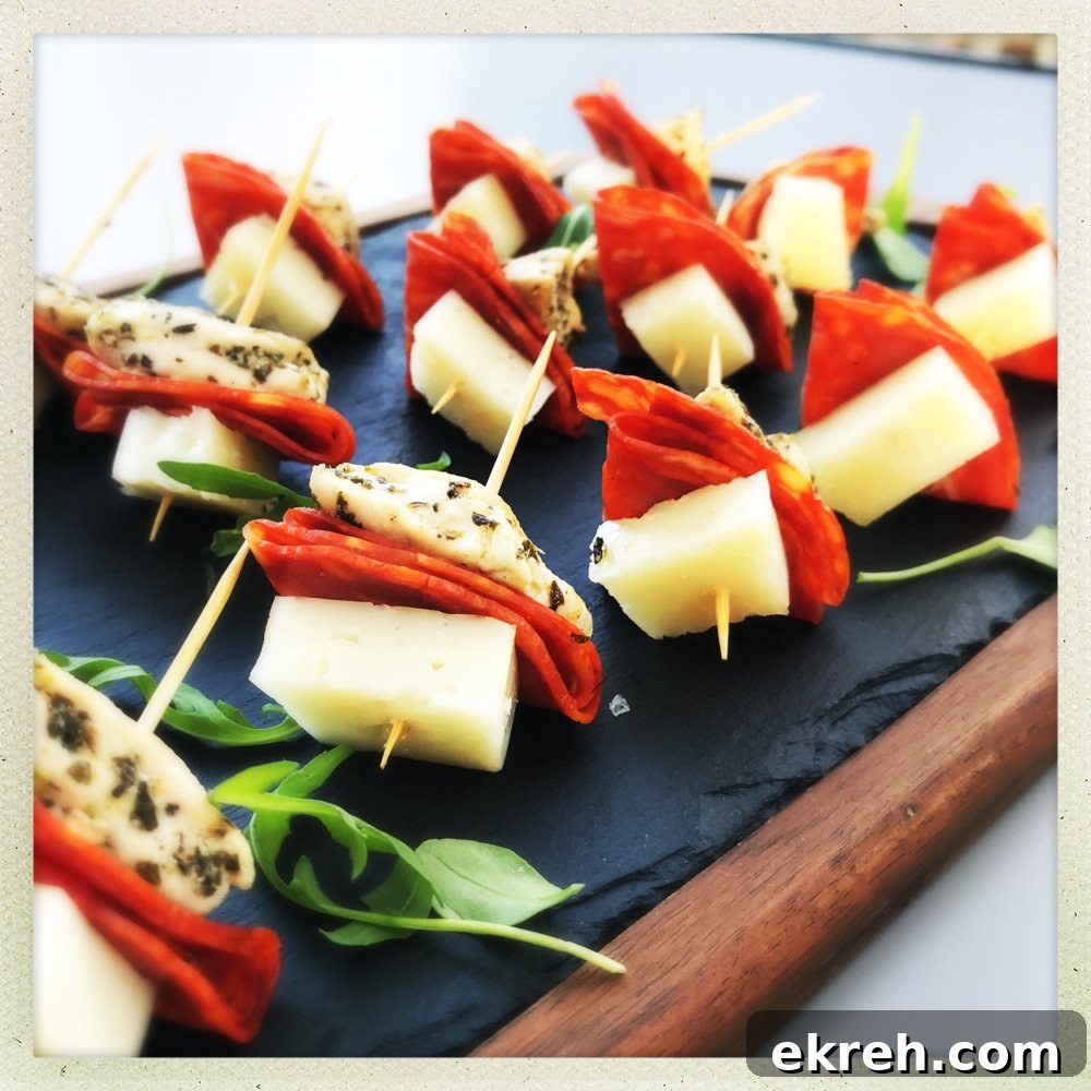 Quick Party Food Ideas That Taste Incredible 5 chicken and chorizo bites, party canapés, easy party food recipe, christmas party food ideas
